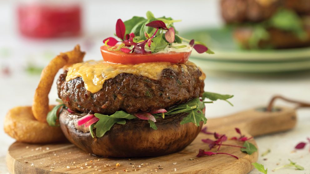 Cheesy Bunless Burgers Food Lover's Market