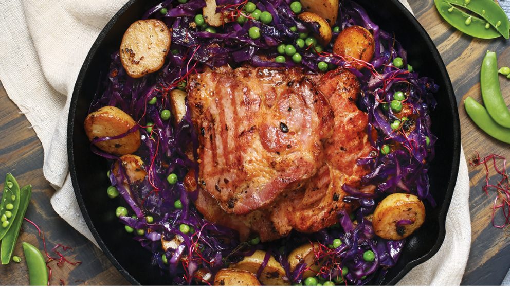 Glazed Kassler Steaks with Bubble & Squeak Hash Food Lover's Market