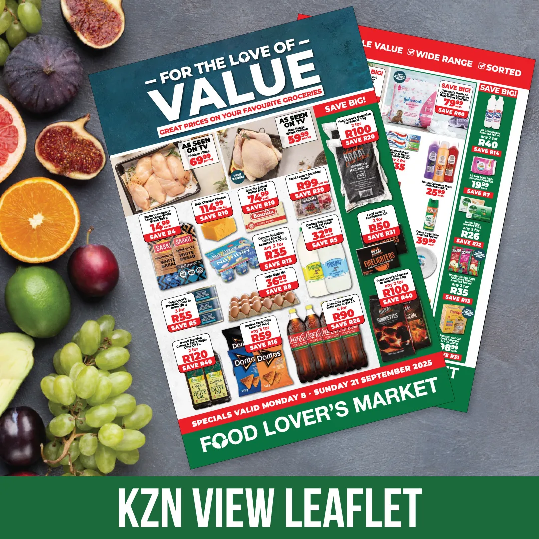 For the Love of Value Kwa-Zulu Natal - 8 - 21 September 2025